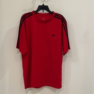 Adidas Men's Red T-Shirt
